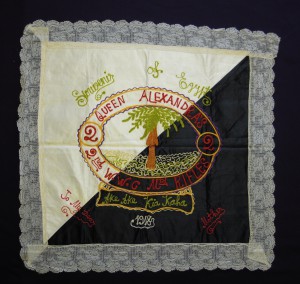 1982.666 Souvenir of Egypt Embroidered Cloth, QAMR, WWI