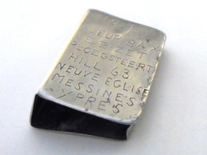 1998.532 Matchbox Holder, Trench Art, WWI